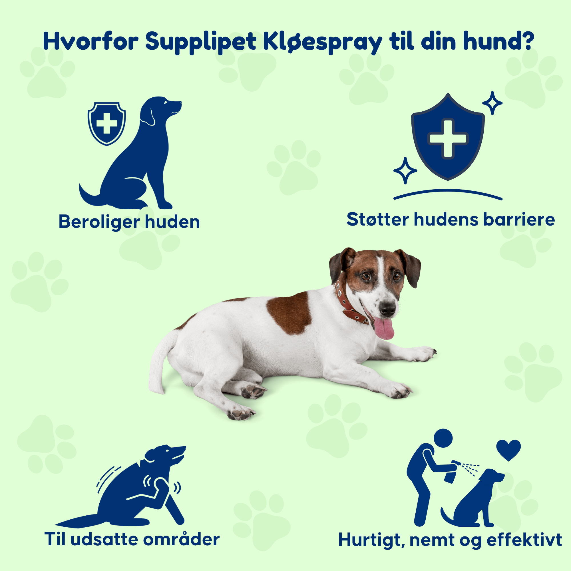 Kløespray - Til hunde med kløe og sensitiv pels