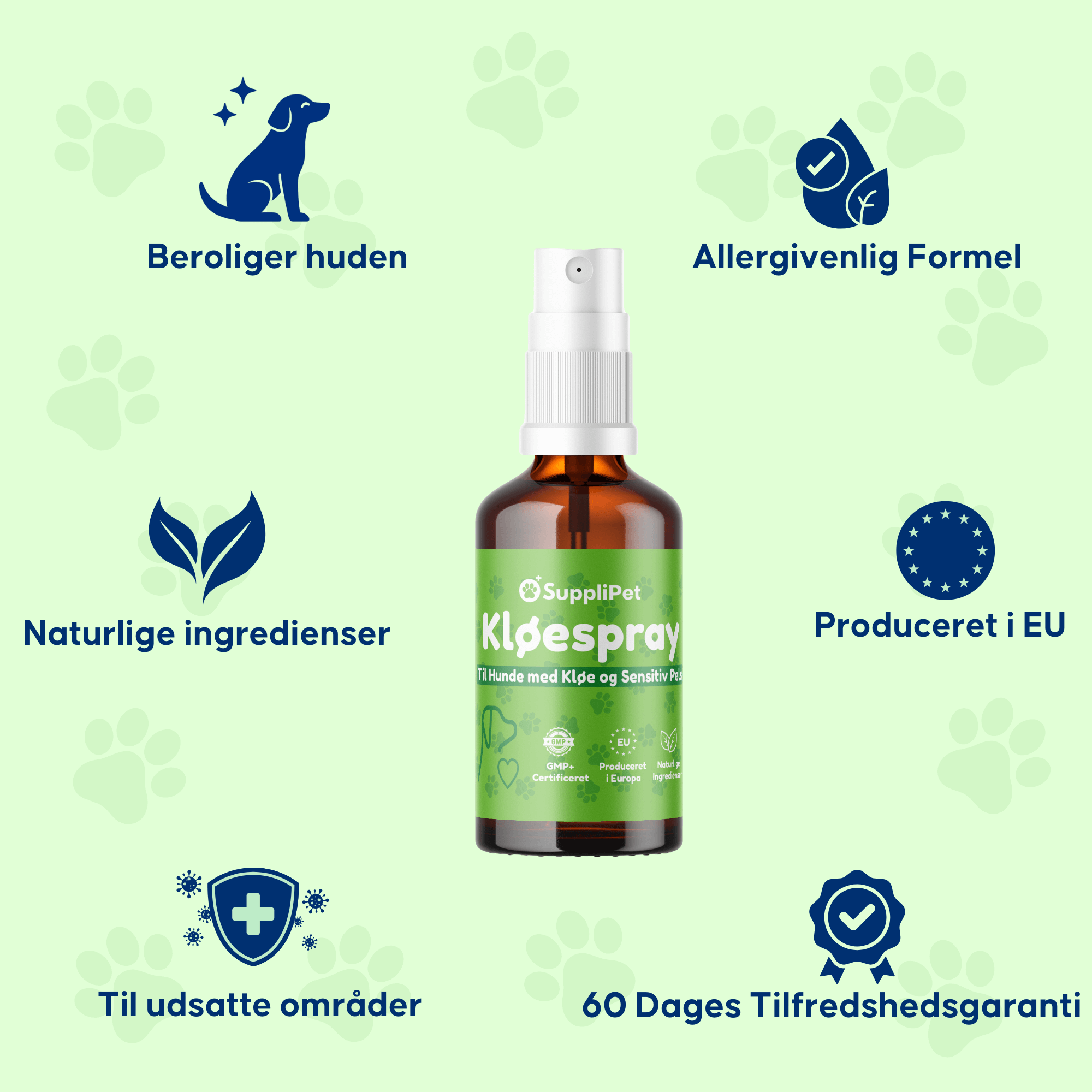 Kløespray - Til hunde med kløe og sensitiv pels